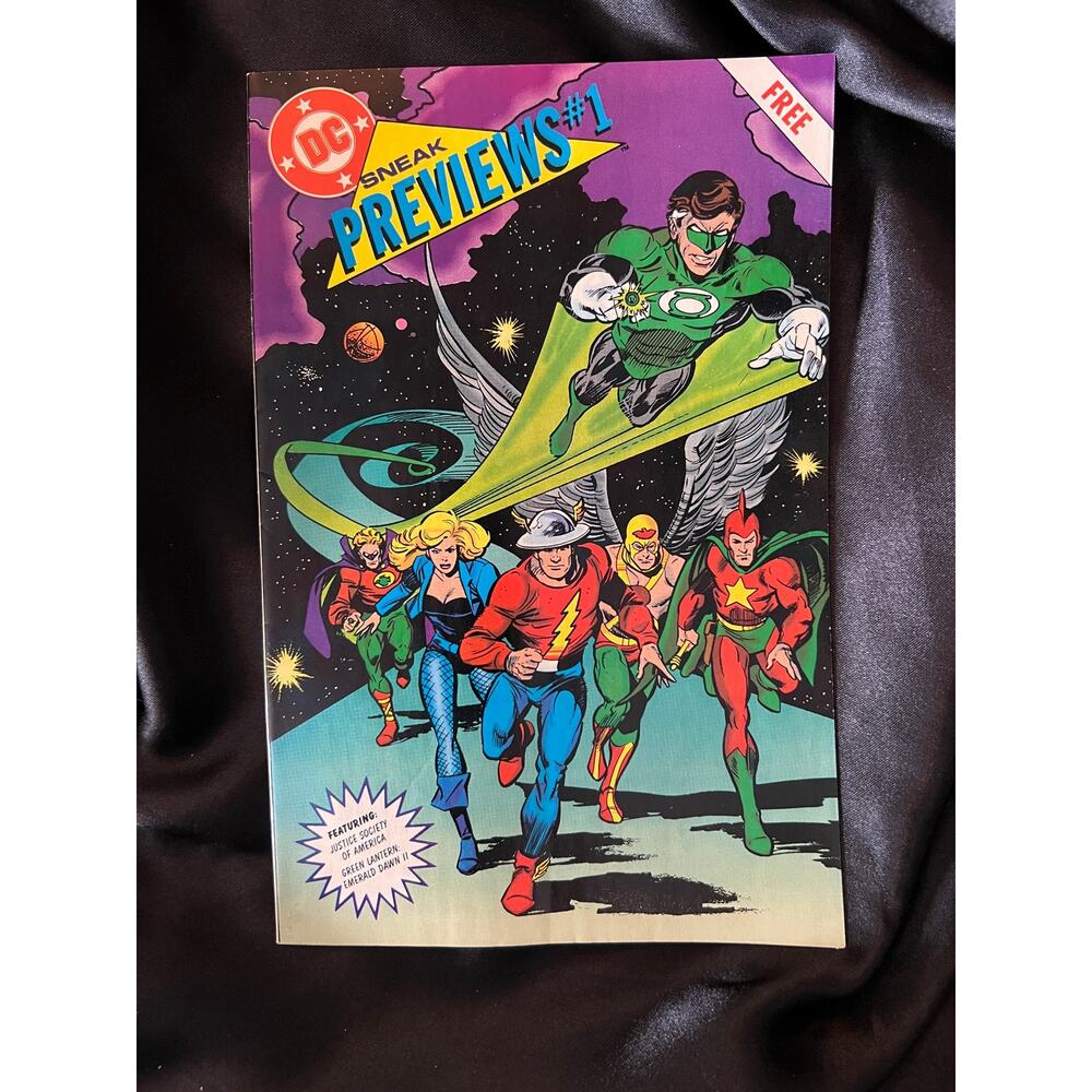 VINTAGE RARE 1990 DC DC SNEAK PREVIEWS" #1 Special  Promo Issue - NM